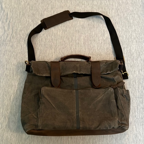 Harley Davidson Waxed Canvas Messenger Bag
